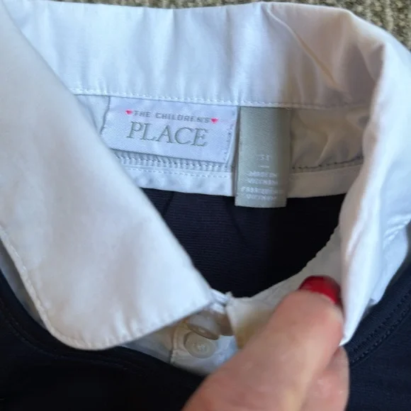 SCHOOL UNIFORMS-NAVY/WHITE 10Pc. SWEATER,PANTS,JUMPERS,SOCKS,DRESS, TOPS,SHORTS - Picture 4 of 15